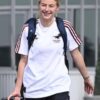 Chloe Kelly Arsenal Women Pre-Season Training Camp 2025 White T-Shirt