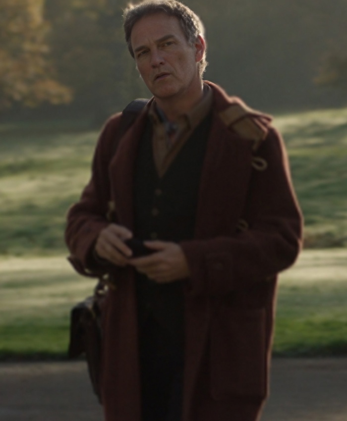 Shop Art Detectives 2025 Stephen Moyer Rust Duffle Coat
