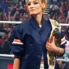 Buy Monday Night RAW Becky Lynch Chicago Bears Blue Bomber Jacket
