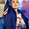Monday Night RAW Becky Lynch Chicago Bears Blue Bomber Jacket