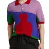 Tyrell Richardson TV Series Beyond the Gates 2025 Jaden Lucas Miller Colorblock Polo Shirt