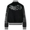 NBA Basketball Black Varsity Jacket
