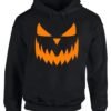 Black Pumpkin Face Halloween Hoodie Buy Now
