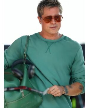 Buy Brad Pitt F1 The Movie 2025 Green Sweatshirt