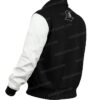 Order Now 90’s Providence Friars Black and White Varsity WoolLeather Jacket