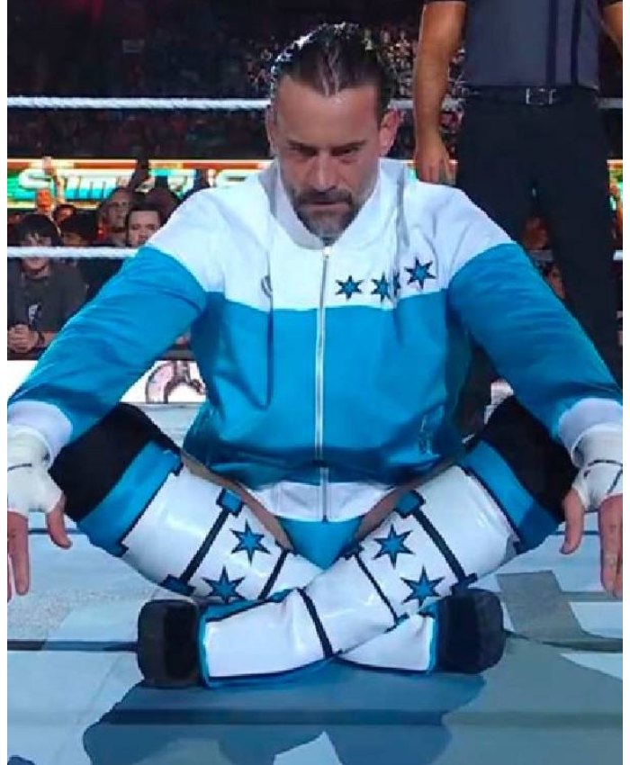 SummerSlam 2025 CM Punk Fantastic Four Bomber Jacket