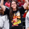 Shop Caitlin Clark Aliyah Boston There She Go Black Tee