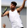 Training Session 2025 Carlos Alcaraz White Tank Top