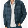TV-Series Caught In The Act Double Life S01 Hasani Blue Plaid Jacket
