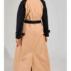 Caught In The Act Double Life Tamar Braxton Mixed Media Trench Multi-color Coat