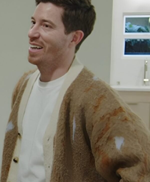 Shop TV-Series Celebrity IOU S10 Shaun White Brown Mohair Cardigan