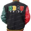Donovan Mitchell HBCU Pride Multicolor Letterman Jacket