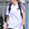 Shop Arsenal Women Pre-Season Training Camp 2025 Chloe Kelly White T-Shirt