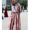 Clown in a Cornfield 2025 joker Halloween Red and White Jumpsuit