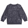 Buy Coronation 2025 Doodle Print Charcoal Sweatshirt