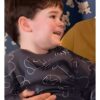 Coronation 2025 Doodle Print Charcoal Sweatshirt
