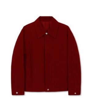 Hidden Button Cotton Trucker Jacket