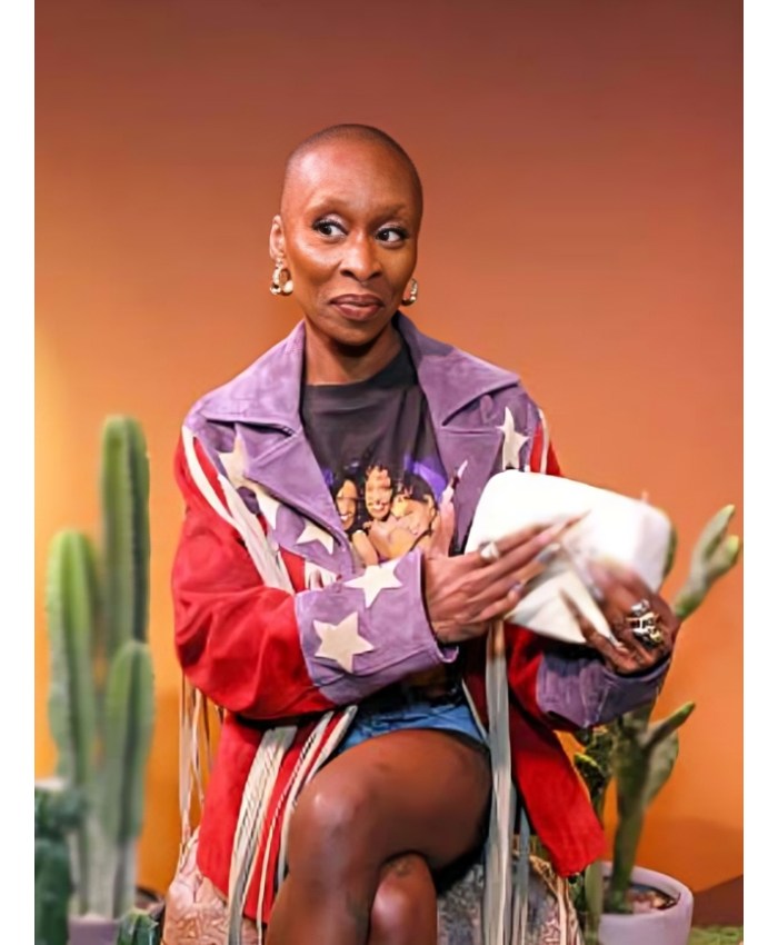 Coachella 2025 Cynthia Erivo Multicolor Jacket