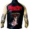 David Hasselhoff Kung Fury Hoff 9000 Cobra Bomber Leather Jacket