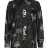 Manu Rodrigues Dois às 10 Black Printed Shirt