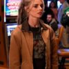 Samara Weaving Eenie Meanie 2025 Edie Brown Jacket