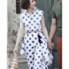 Emily In Paris S5 Lily Collins Polka Dots Top