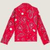 Emily Cooper TV Series Emily In Paris S05 Lily Collins Red Paisley Shirt Buy Now