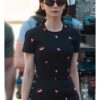 TV Series Emily In Paris Season 5 Lily Collins Floral Print Midi Dress