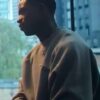Shop Damson Idris F1 The Movie 2025 Joshua Pearce Gray Sweatshirt