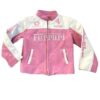 Ferrari Barbie Pink Sports Leather Jacket