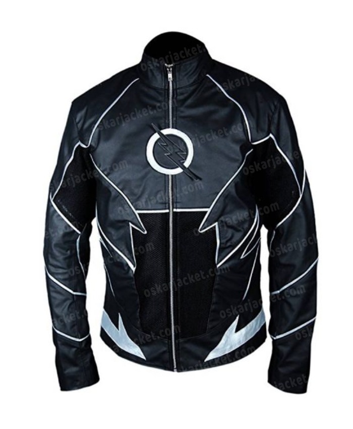 The Flash S02 Teddy Sears Zoom Black Leather Jacket