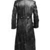 German Classic Officer Military World War 2 Trench Leather Coat