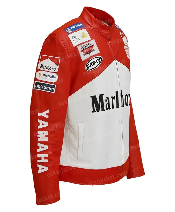 Marlboro Yamaha Red Leather Jacket Shop Now