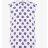 Emily Cooper TV Series Emily In Paris S05 Lily Collins Polka Dots Poplin Top Shop Now