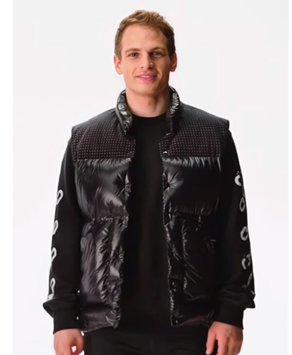 Power Book II Brayden Weston Ghost S04 Black Puffer Vest