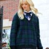Audrey Hope Gossip Girl S02 Emily Alyn Lind Checkered Sweater
