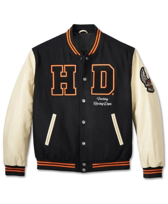 Harley Davidson 120th Anniversary Varsity Jacket