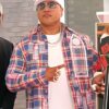 Hollywood Walk of Fame Star Ceremony LL Cool J Plaid Shirt