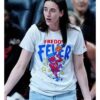 WNBA Indiana Fever vs Wings Caitlin Clark White Freddy Fever Shirt Get in sale
