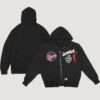 Indiana Fever Round21 WNBA The Game Grows Black Double-Zip Hoodie
