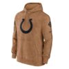 Indianapolis Colts Salute To Service Club Sideline Brown Hoodie