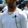 NFL Preseason 2025 Jalen Hurts Eagles White Sweatshirt
