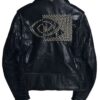 Nvidia Jensen Huang Studded Biker Leather Jacket