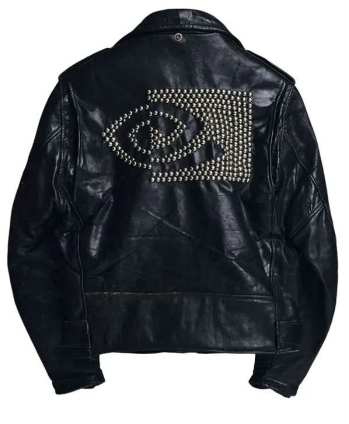 Nvidia Jensen Huang Studded Biker Leather Jacket