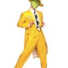 The Mask Movie 90s Yellow Gangster Zoot Suit Jim Carrey Costume Suit