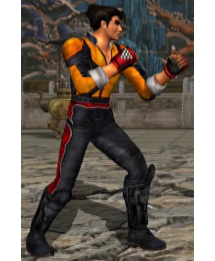 Video Game Tekken 3 Jin Kazama Yellow Jacket