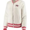 Buy Kansas City Chiefs NFL White Sherpa Jacket 