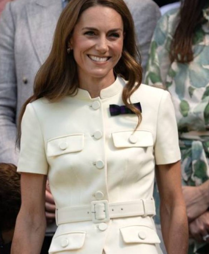 Shop Wimbledon Tennis Championships 2025 Kate Middleton Belted Jacket