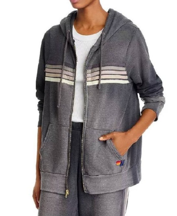 Leanne Kristen Johnston Stripe Hoodie