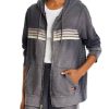 Leanne Kristen Johnston Stripe Hoodie Grey
